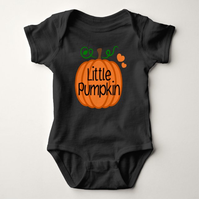 Little Pumpkin Baby Bodysuit Strampler (Vorderseite)