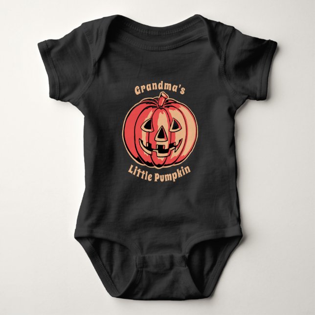Little Pumpkin Baby Bodysuit Strampler (Vorderseite)