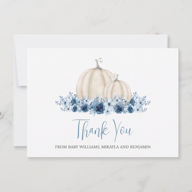 Little Pumpkin Baby Boy Baby Dusche Danke (Vorderseite)