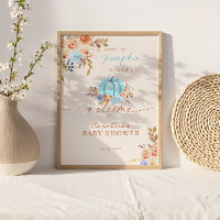 Little Pumpkin Baby Dusche Blue Boy Willkommen