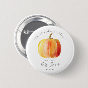 Little Pumpkin Baby Dusche Button