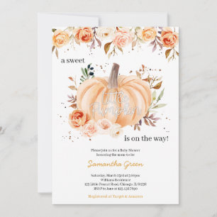 Little Pumpkin Baby Dusche Einladung