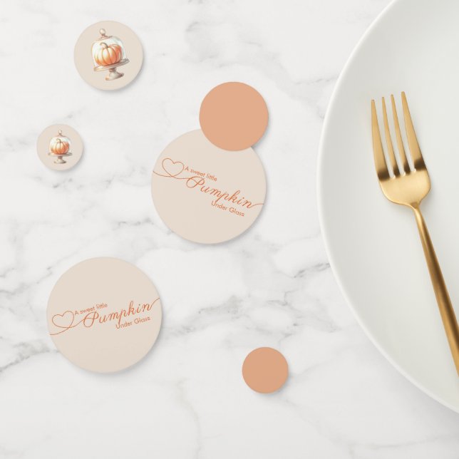 Little Pumpkin Baby Dusche - Herbstschick Konfetti (Gruppe)