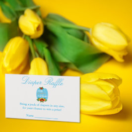 Little Pumpkin Baby Duwer Diaper Raffle Begleitkarte