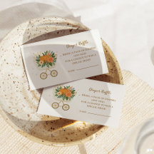 Little Pumpkin Baby Duwer Windel Raffle Card