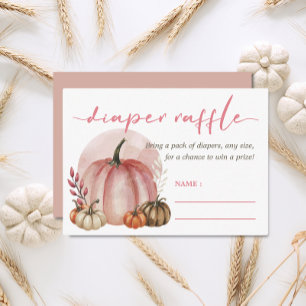 Little Pumpkin Baby Girl Pink Duschdusche Windel R Begleitkarte