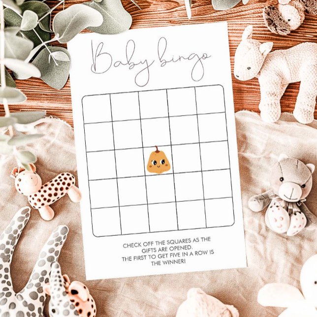 Little Pumpkin Baby Shower Bingo Game (Von Creator hochgeladen)
