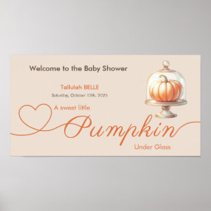 Little Pumpkin Baby Shower - Herbst Elegance Poster
