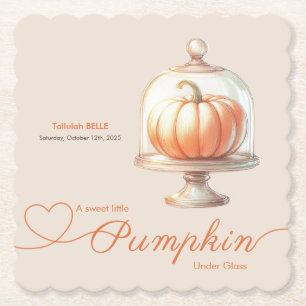Little Pumpkin Baby Shower - Herbst Elegance Untersetzer