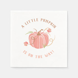 Little Pumpkin Baby Shower Napkin Serviette