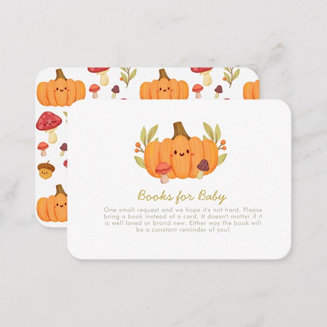 Little Pumpkin BabyShower Books for Baby Begleitkarte (Von Creator hochgeladen)
