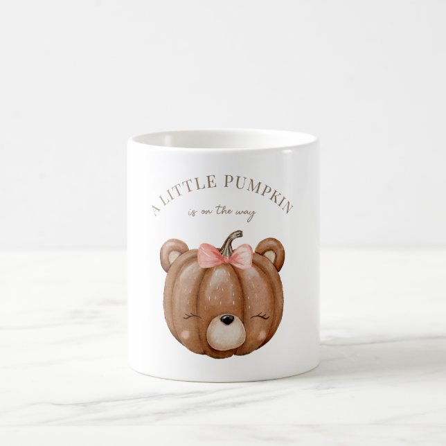 Little Pumpkin Bear Baby Dusche Kaffeetasse (Mittel)