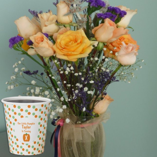 Little Pumpkin Birthday Pappbecher (Von Creator hochgeladen)