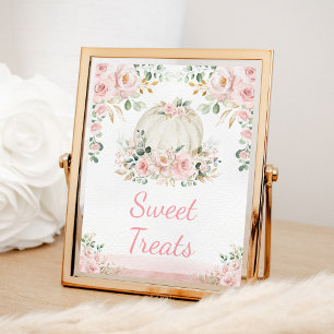 Little Pumpkin Blush Rose Gold Sweet Leckereien Un Poster