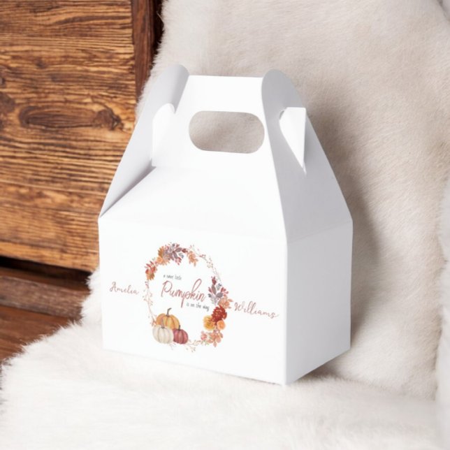 Little Pumpkin Boho Gender Neutral Baby Shower Geschenkschachtel (Von Creator hochgeladen)