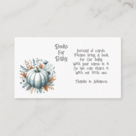 Little Pumpkin Books for Baby Enclosure Card Begleitkarte