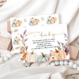 Little Pumpkin Books for Baby Shower Begleitkarte