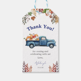 Little Pumpkin Boy Baby Shower Tags Geschenkanhänger