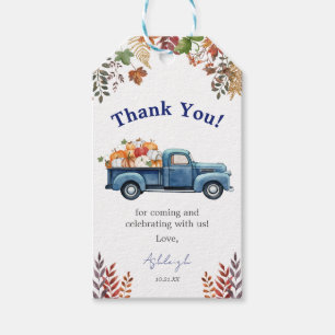 Little Pumpkin Boy Baby Shower Tags Geschenkanhänger