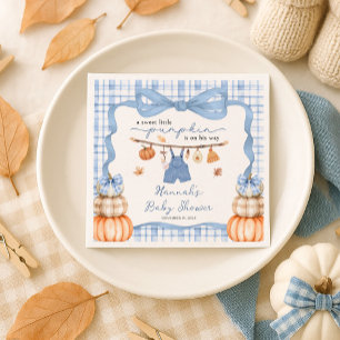 Little Pumpkin Boy Clothes Fall Baby Dusche Serviette