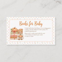Little Pumpkin Bücher für Baby-Einlegekarte
