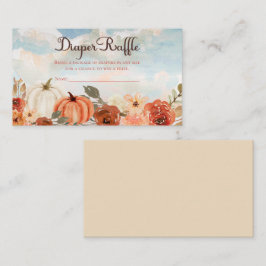 Little Pumpkin | Fall Baby Dusche Windeln Windeln  Begleitkarte