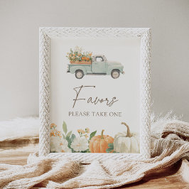 Little Pumpkin Fall Baby Duwer Favorit Schild