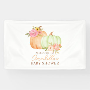 Little Pumpkin Fall Babydusche Personalisiert Banner