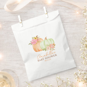 Little Pumpkin Fall Babydusche Personalisiert Geschenktütchen
