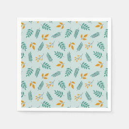 Little Pumpkin Fall Birthday Serviette