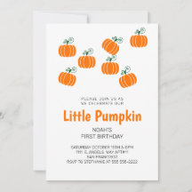Little Pumpkin Fall Kindergeburtstag Party 