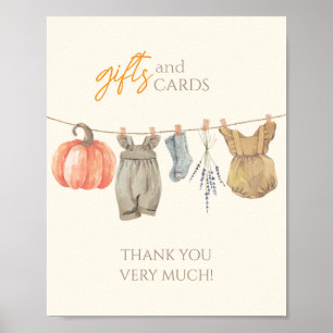 Little Pumpkin Fall Kleidung Girl Geschenke und Ka Poster