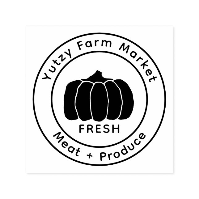 Little Pumpkin Farm Markt  Permastempel (Design)