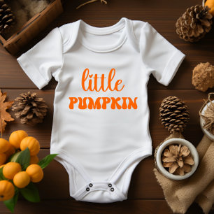 Little Pumpkin - First Fall Little Pumpkin-Geschen Baby Strampler