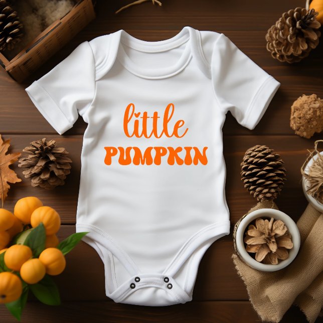 Little Pumpkin - First Fall Little Pumpkin-Geschen Baby Strampler (Von Creator hochgeladen)
