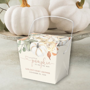 Little Pumpkin Floral Baby Shower Geschenkschachtel