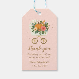 Little Pumpkin Girl Babydusche Danke Geschenkanhänger