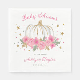 Little Pumpkin Girl Babydusche Serviette