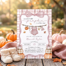 Little Pumpkin Girl Clothes Fall Baby Dusche
