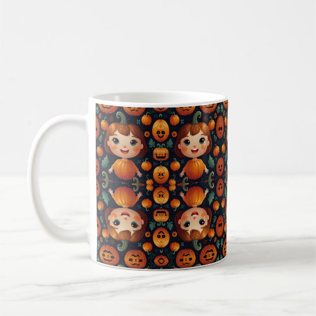 Little Pumpkin Girl Kaffeetasse (Links)