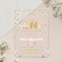 Little Pumpkin Girls 1. Geburtstag