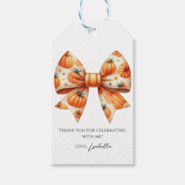 Little Pumpkin Halloween-Geschenktag - Erster Gebu Geschenkanhänger