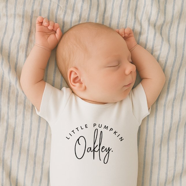 Little Pumpkin Halloween Unisex Baby Bodysuit Baby Strampler (Von Creator hochgeladen)