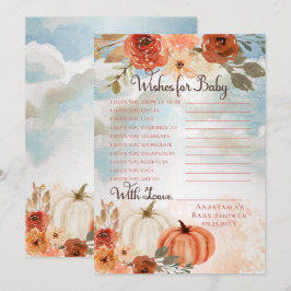 Little Pumpkin | Herbstmädchenduschen für Baby Einladung