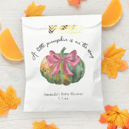 Little Pumpkin ist auf dem Weg Autumn Baby Dusche Geschenktütchen