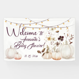 Little Pumpkin ist auf dem Weg Autumn Baby Shower Banner
