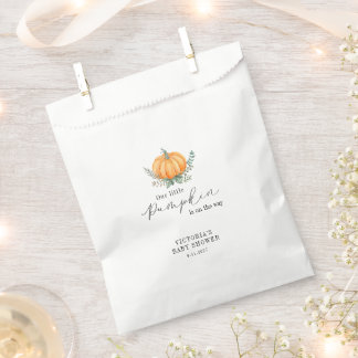 Little Pumpkin ist auf dem Weg Baby Shower Geschenktütchen