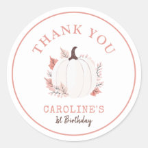 Little Pumpkin macht einen Geburtstag Danke