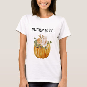 Little Pumpkin Mother to Be Fall Baby Shower T-Shirt