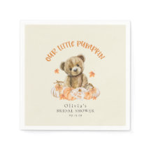 Little Pumpkin Niedlich Fall Teddy Bear Babydusche